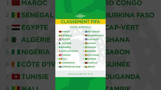 CLASSEMENT FIFA : Le top 20 Zone Afrique à l'issue de la trêve du mois d'octobre !