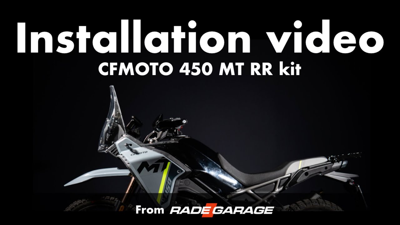 CFMOTO 450 MT RR kit Installation video by RADE/GARAGE