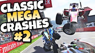F1 2019 CLASSIC MEGA CRASHES #2