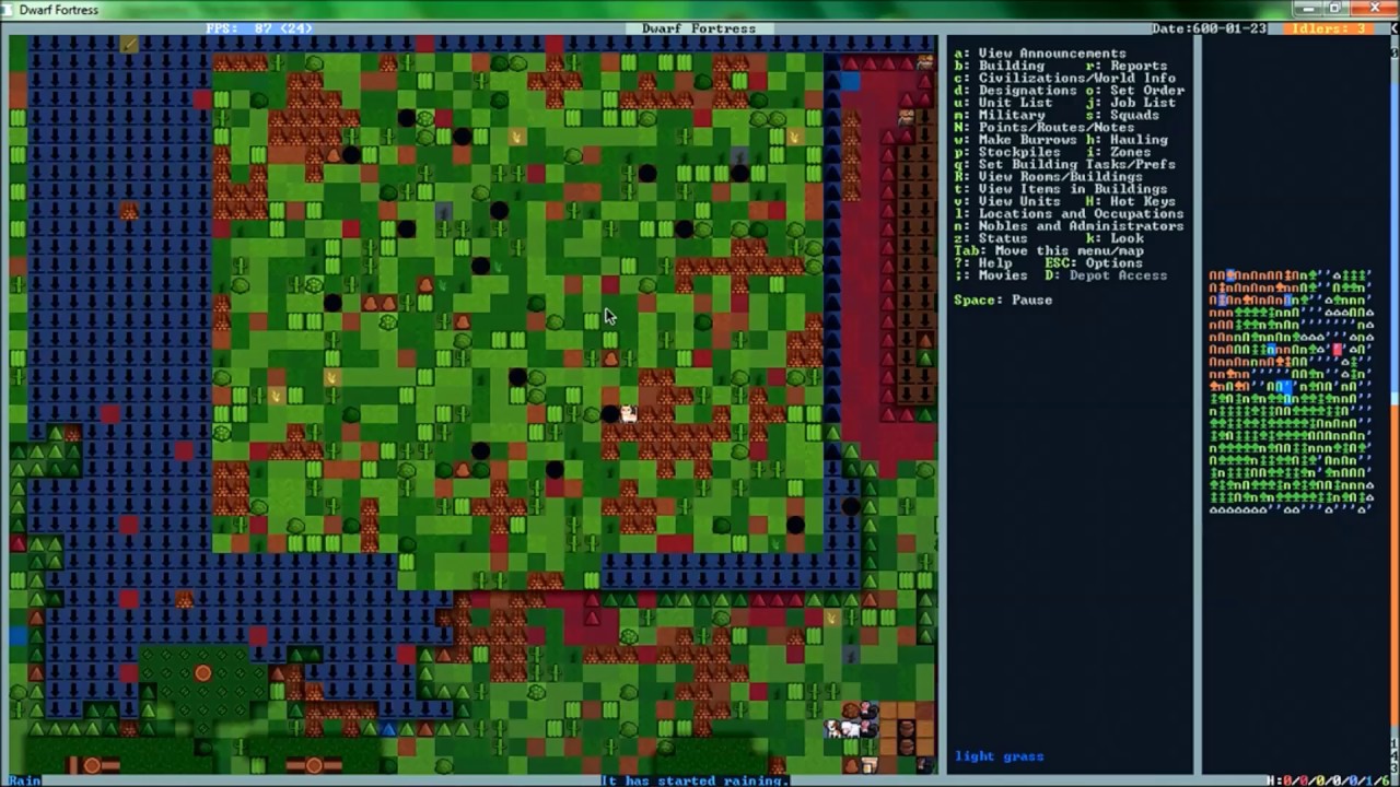 Dwarf Fortress v.43.03 Hollow Vault 2 Digging a Hole