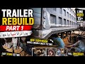 Trailer Full Rebuild Process Part 1 | Suspension, Wheel Drum & Underbody Work