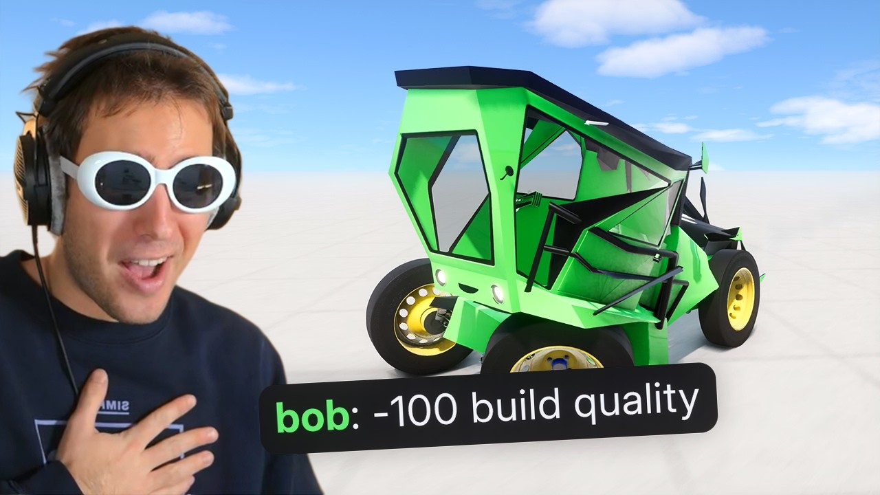 Twitch Chat builds the most BROKEN car ever