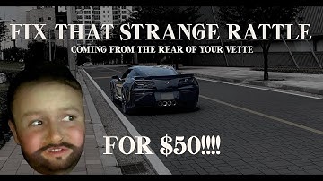 Replacing C7 Corvette Sway Bar End Links and Eliminating Mystery Rattle!