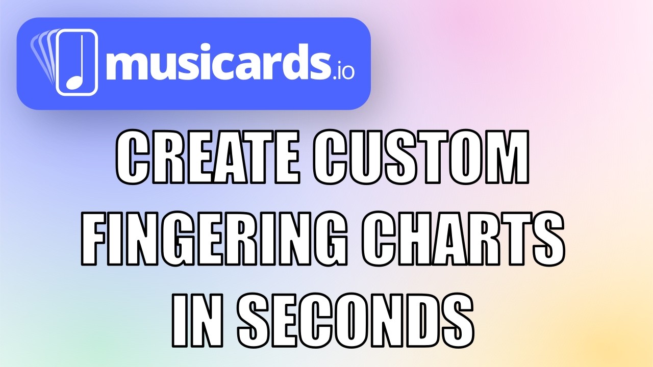 Create Custom Fingering charts in Seconds!