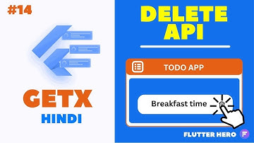 Delete api in flutter with Getx Part : 13 | Flutter hero | Getx Flutter  | Flutter api getx