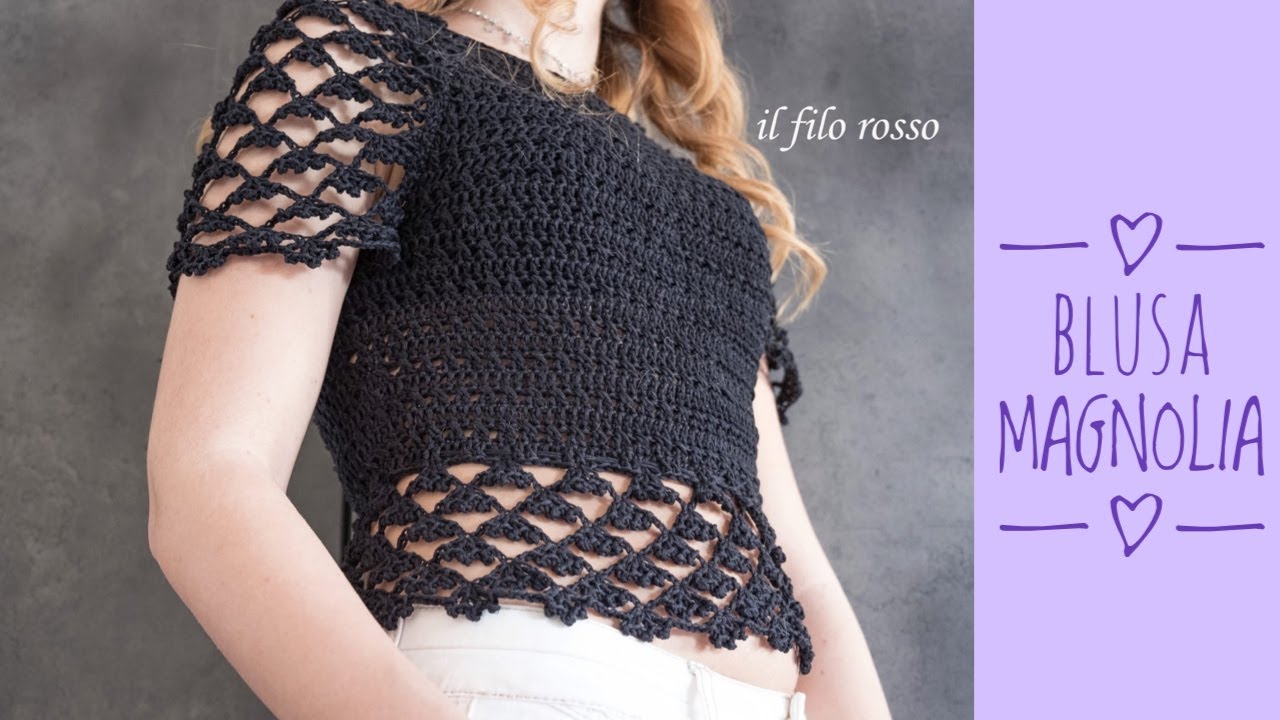 BLUSA  TOP DOWN UNCINETTO 