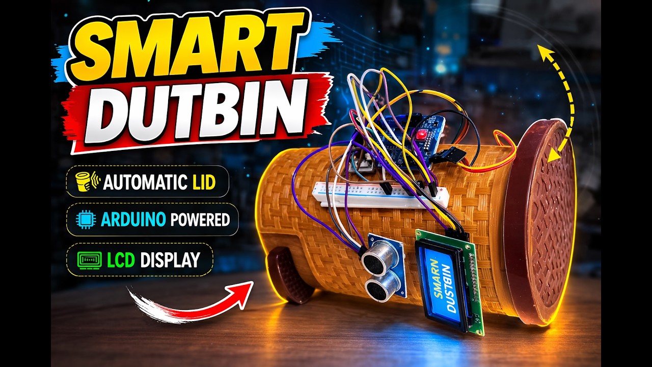 How To Build an Automatic Smart Dustbin using Arduino (Step-by-Step ...