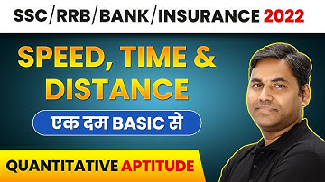 Speed, Time & Distance - Basic Concepts & Problems | Quantitative Aptitude | SSC/RRB/Bank/Insurance