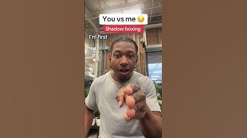 You vs me shadow boxing part 1 #fyp #foryoupage #shadowboxing