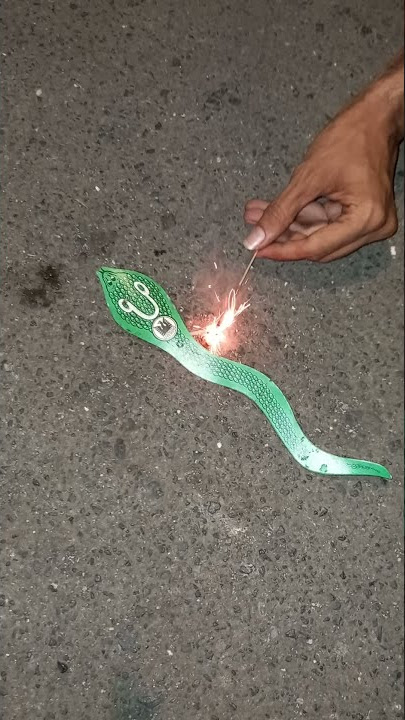 Diwali snake crackers