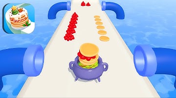 PANCAKE RUN🥞🍓🥞All Levels Gameplay Walkthrough Android,ios