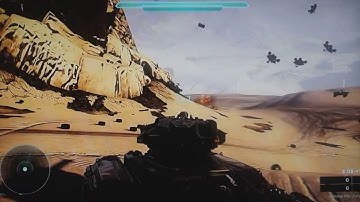 Halo 5 Forge: Flying Warthogs On Desert!