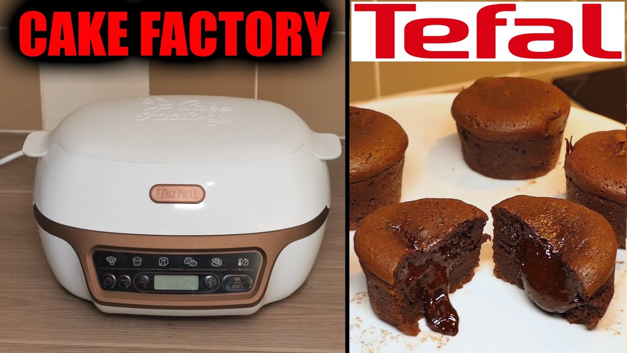 CAKE FACTORY TEFAL test avis + moules compatible + livre de recette  gâteaux, moelleux au chocolat.. 