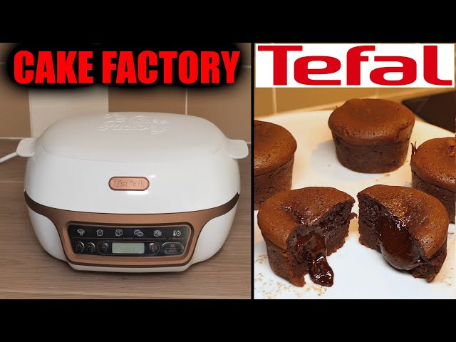 Cake factory avec 4 moules kd802112 marron/blanc Tefal