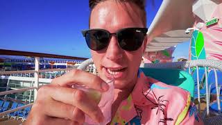 we were too hungover to make this vlog (lazy day on a cruise ship)