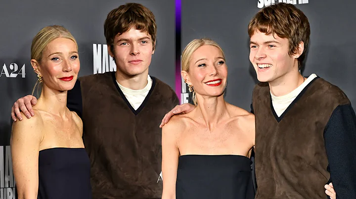 Gwyneth Paltrow Steps Out With Grown-Up Son Moses Martin for Marty Supreme Premiere