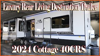 2024 Cottage 40CRS Luxury Destination Trailer by Forestriver RVs at Couchs RV Nation - Review Tour