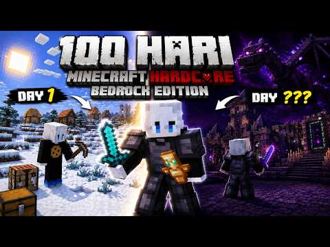 100 Hari Minecraft Hardcore Bedrock Edition - Bersama NOXOIRISME