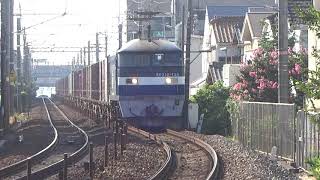 EF210-123牽引貨物列車 魚住~土山間にて6