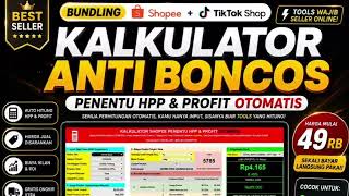 Tools Kalkulator Seller TikTok Shop & Shopee | Hitung Profit Jualan Otomatis