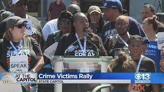 Crime Victims Rally Held At California Capitol
