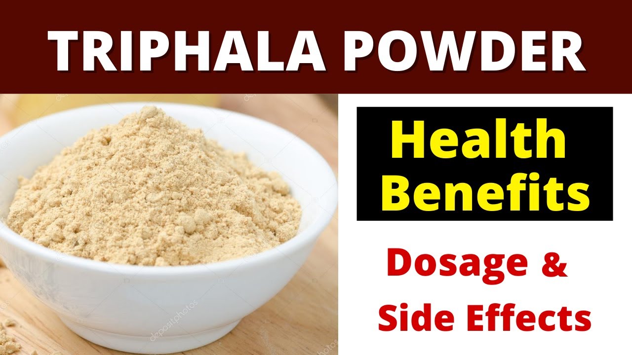 Triphala powder benefits and side effects Triphala churna uses YouTube
