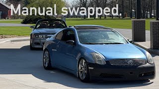 I Auto to manual swapped my G35 coupe!