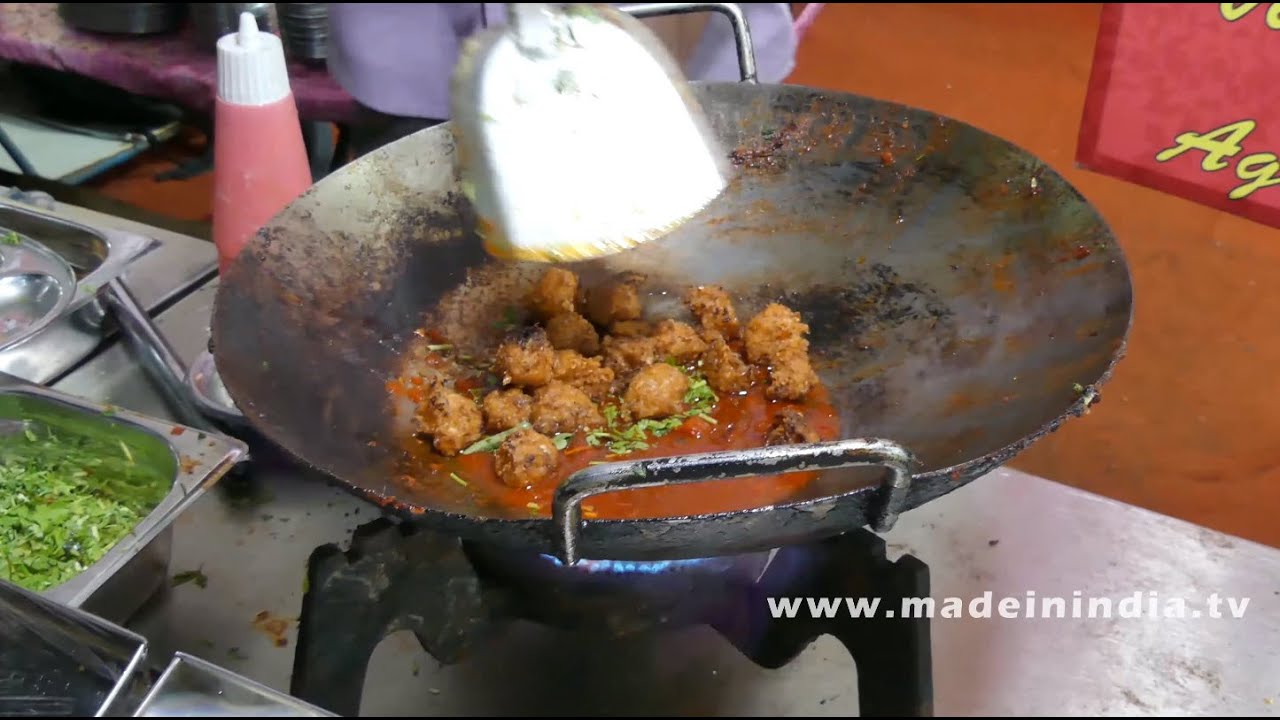 INDO CHINESE SNACK RECIPE | VEG MANCHURIA MAKING | MOST POPULAR INDIAN FAST FOOD RECIPES street food | STREET FOOD