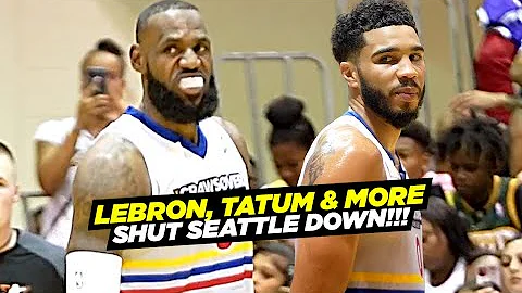 LeBron James & Jayson Tatum SHUT DOWN SEATTLE!! De...