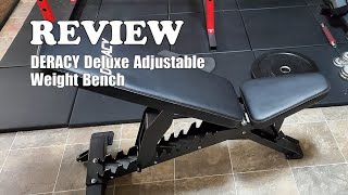 DERACY Deluxe Weight Bench Review: Full Body Workout (2025) screenshot 3