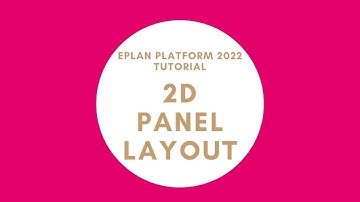 2D Panel Layout | EPLAN 2022