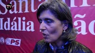 Reação de Idália Serrão aos resultados eleitorais em Santarém
