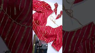 Round belt 1 Tucks sbhyaschi blouse cutting &amp; stitching #sbhyaschiblouse#blousedesign#youtubeshorts