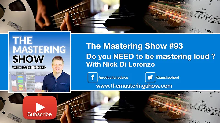 Do you NEED to be mastering loud ? - Episode 93 | The Mastering Show Podcast