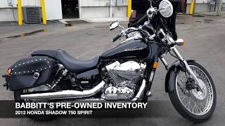 Babbitt's Pre-Owned | 2012 Honda Shadow 750 Spirit