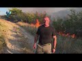 Пожарот кај Кавадарци и натаму активен - тешко дека ќе се стави под контрола во текот на ноќта