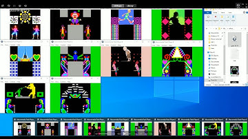 16x32 pixel 5 part multilayer 3D gate effects for T8000 part 4