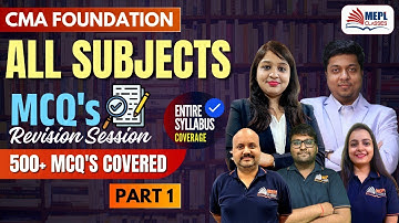 CMA Foundation - All Subject MCQ