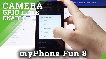 How to Activate Camera Grid Lines in myPhone Fun 8 – Help Lines