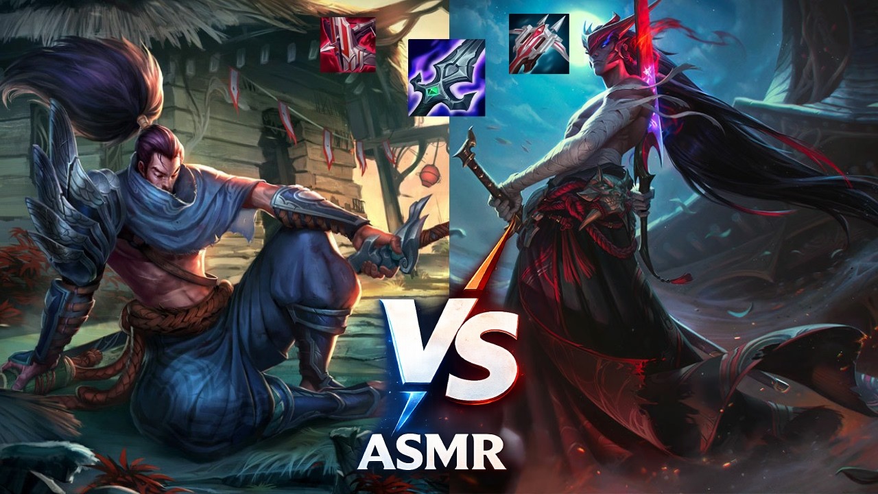ASMR – Les Frères du Vent s’affrontent en chuchotant (Yasuo vs Yone) – League of Legends