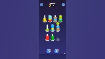 Nut sort - color puzzle game by kiwi fun level 304