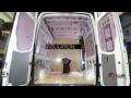 Van partition, insulation, paneling and shelving kit Sprinter 2500 High Roof