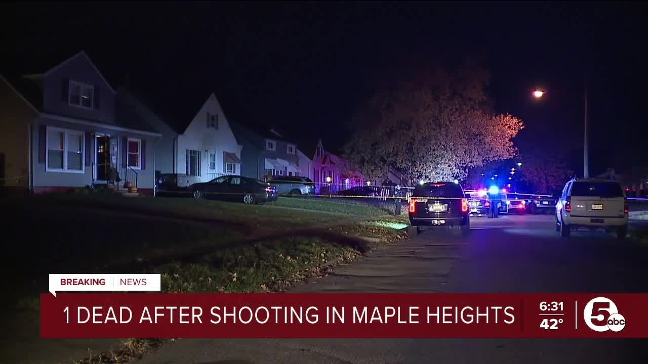 1 dead after shooting in Maple Heights - YouTube