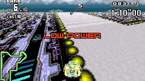 F-Zero Maximum Velocity (First Race - Knight - Beginner - Gameplay) [GBA]