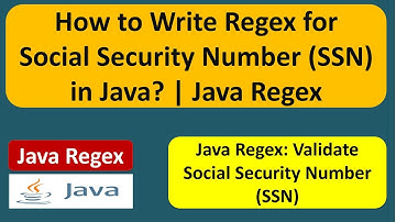 How to Write Regex for Social Security Number (SSN) in Java? | Java Regex | Regex in java