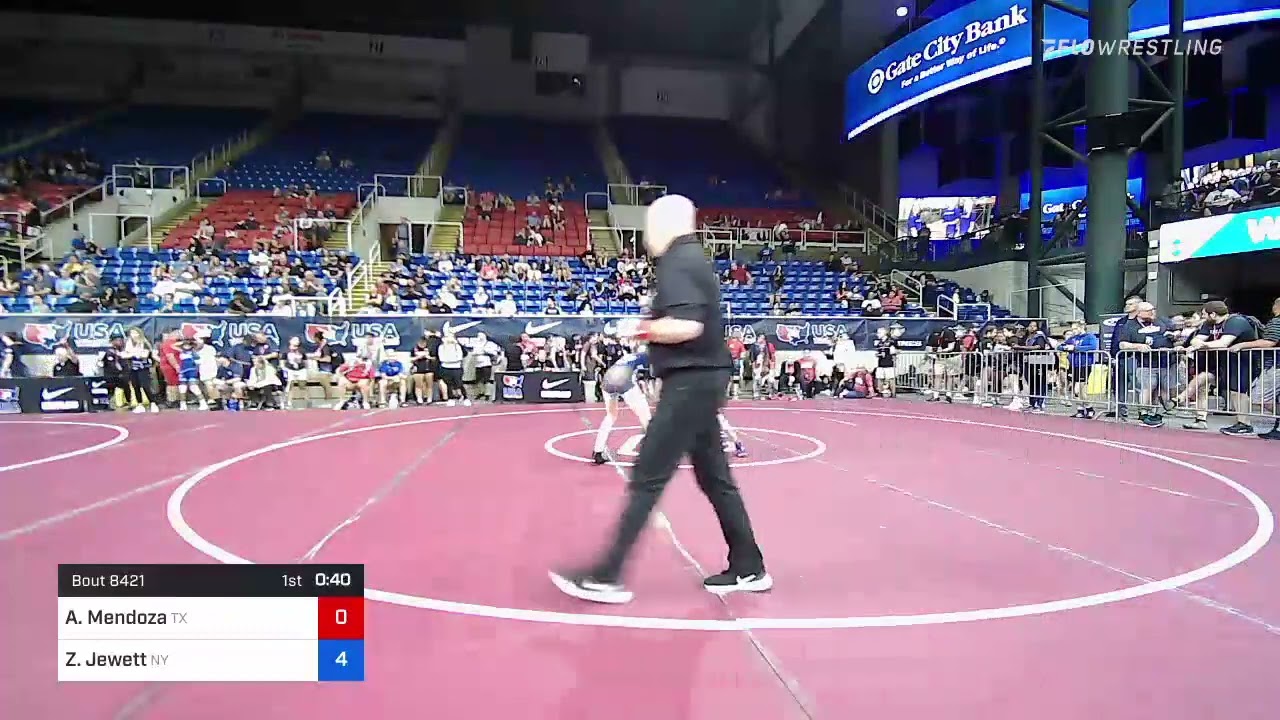 94 Lbs Round Of 16 - Abigail Mendoza, Texas Vs Zoey Jewett, New York 6519