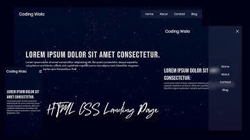 HTML SCSS Landing Page