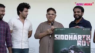 Allu Aravind & Director Harish Shankar Launched The First Look of Siddharth Roy Movie Poster