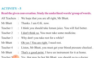 sem 2. standard 8 Unit-2 you love English, don