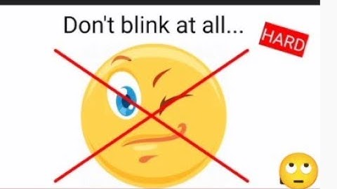 Try not to blink while watching this video #blink #hard